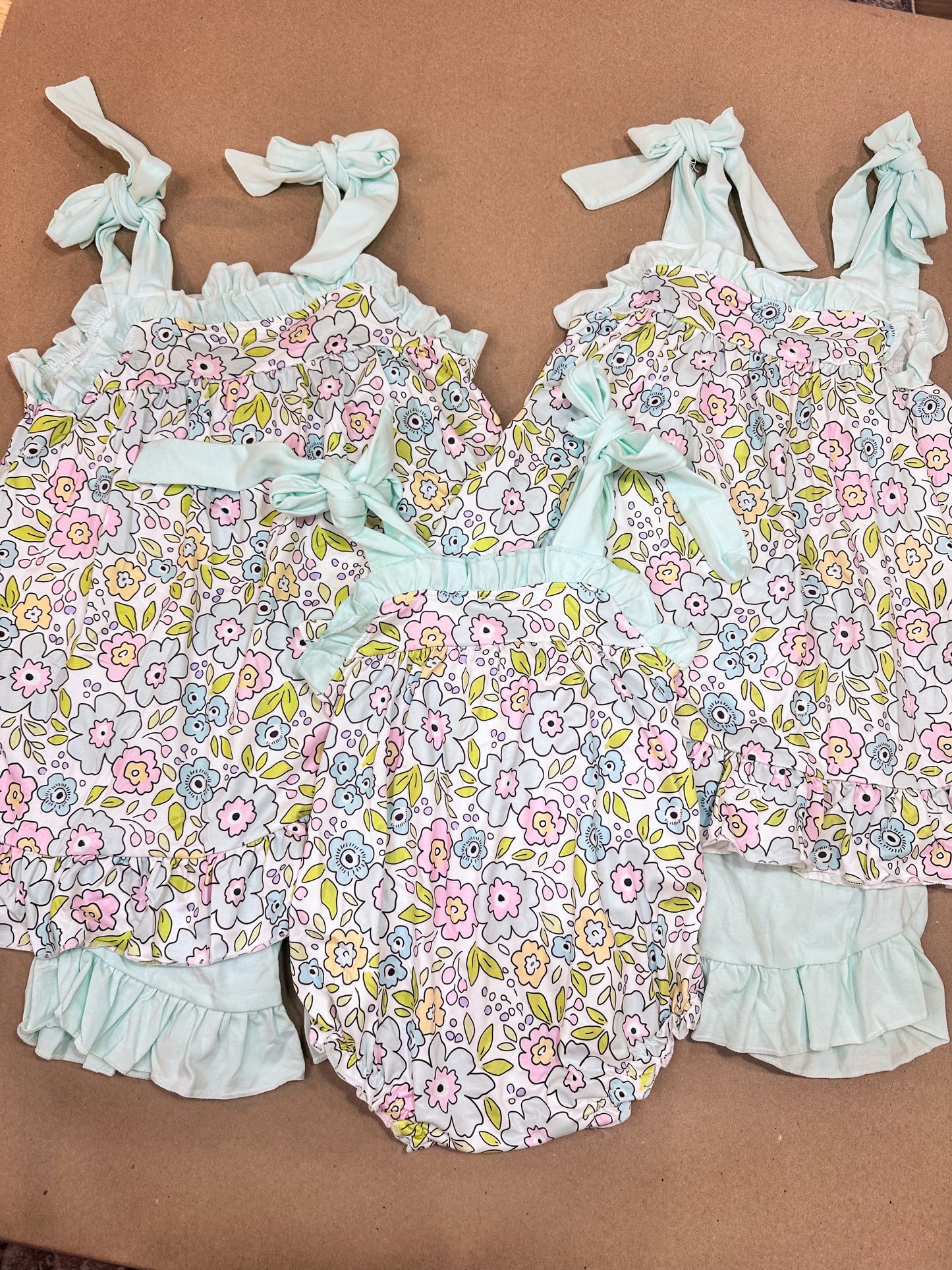 Teal Floral Sets