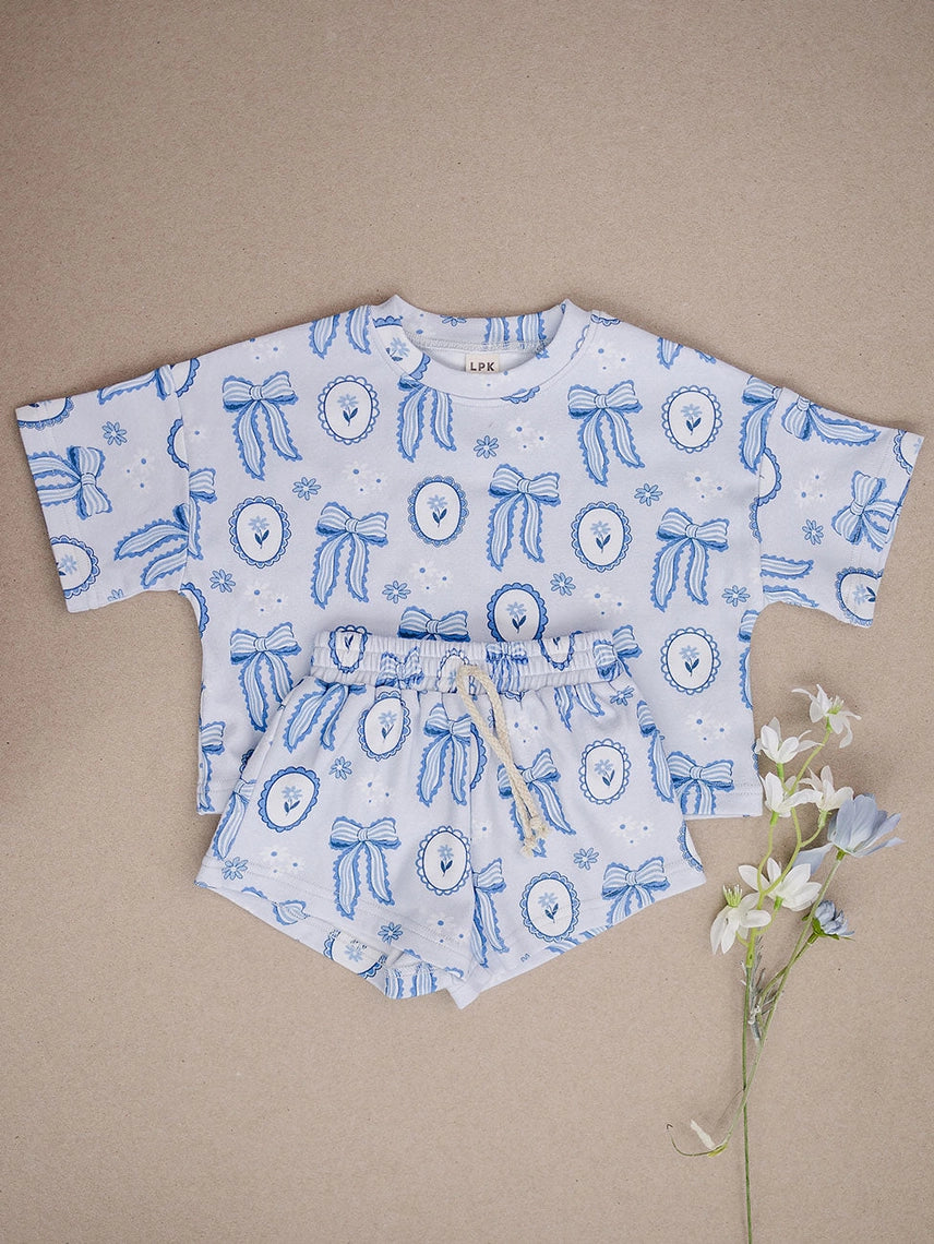 Blue Bow Set