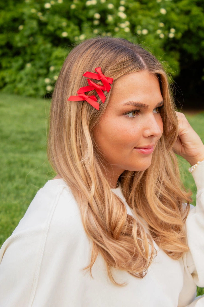 Teeny Satin Bows 3-Pack - Accessory