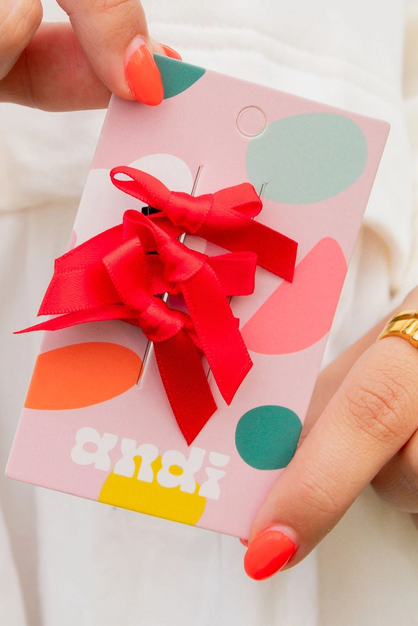 Teeny Satin Bows 3-Pack - Accessory